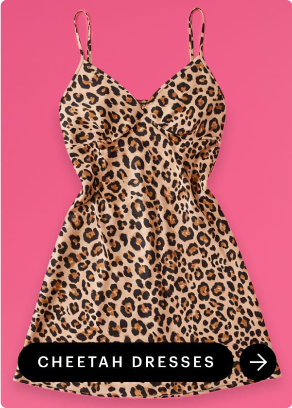 cheetah print dress