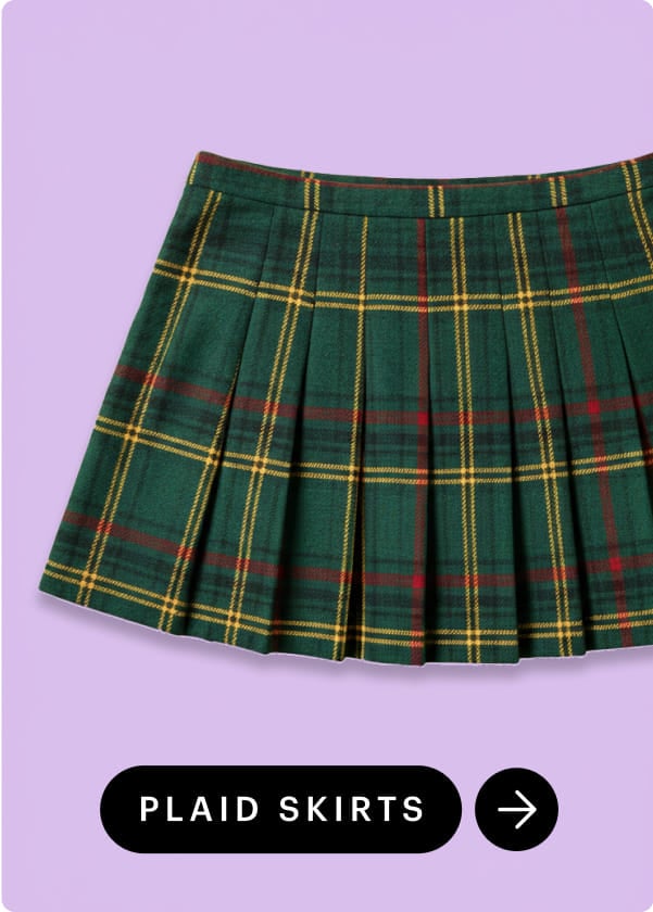 plaid skirt