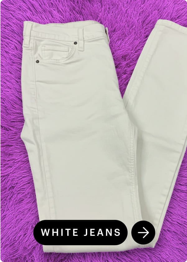 white jeans