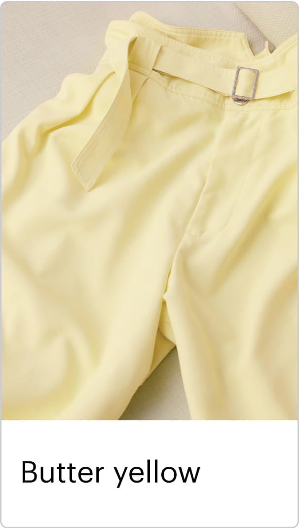 butter yellow clothing
