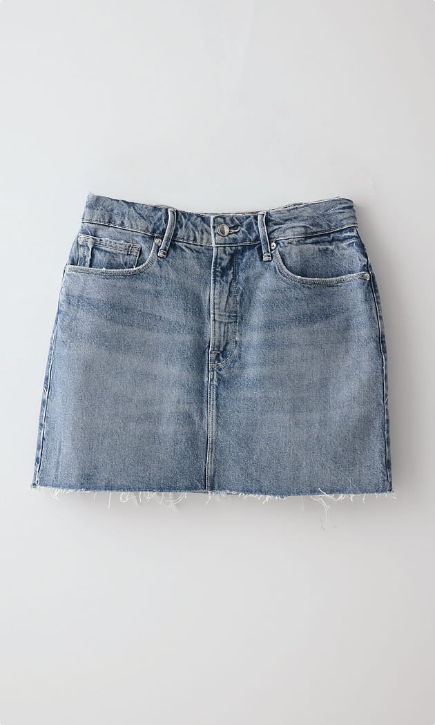 jean skirt