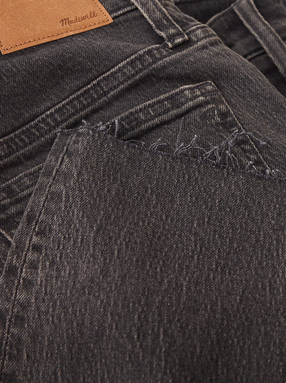 black & gray jeans