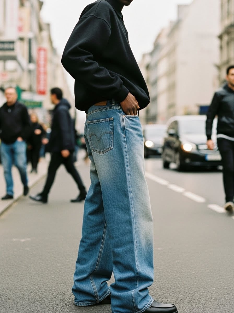 Wide-Leg Jeans