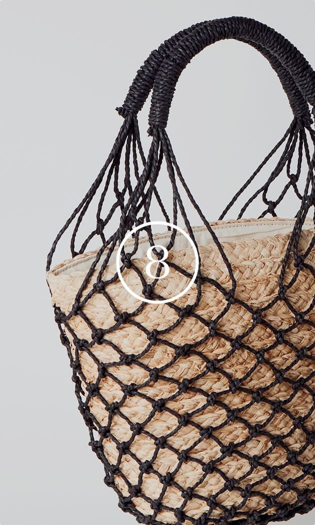 straw tote bag