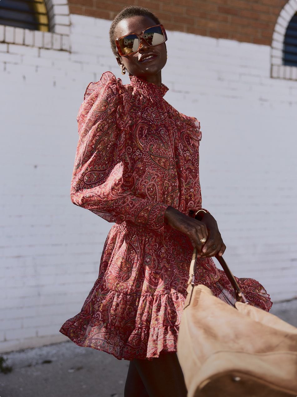 paisley dress