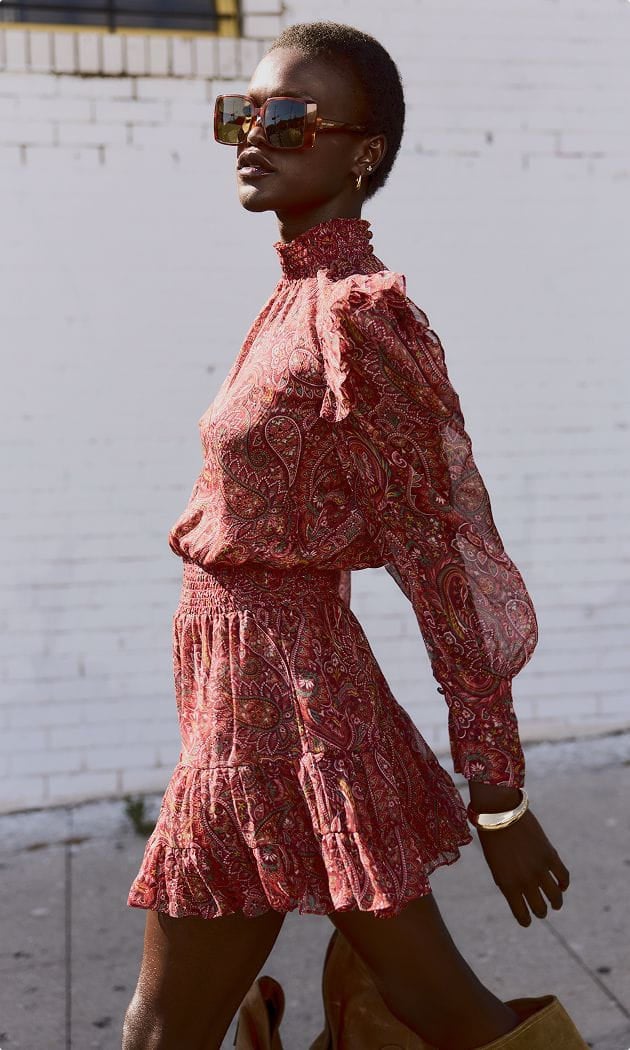 paisley dress