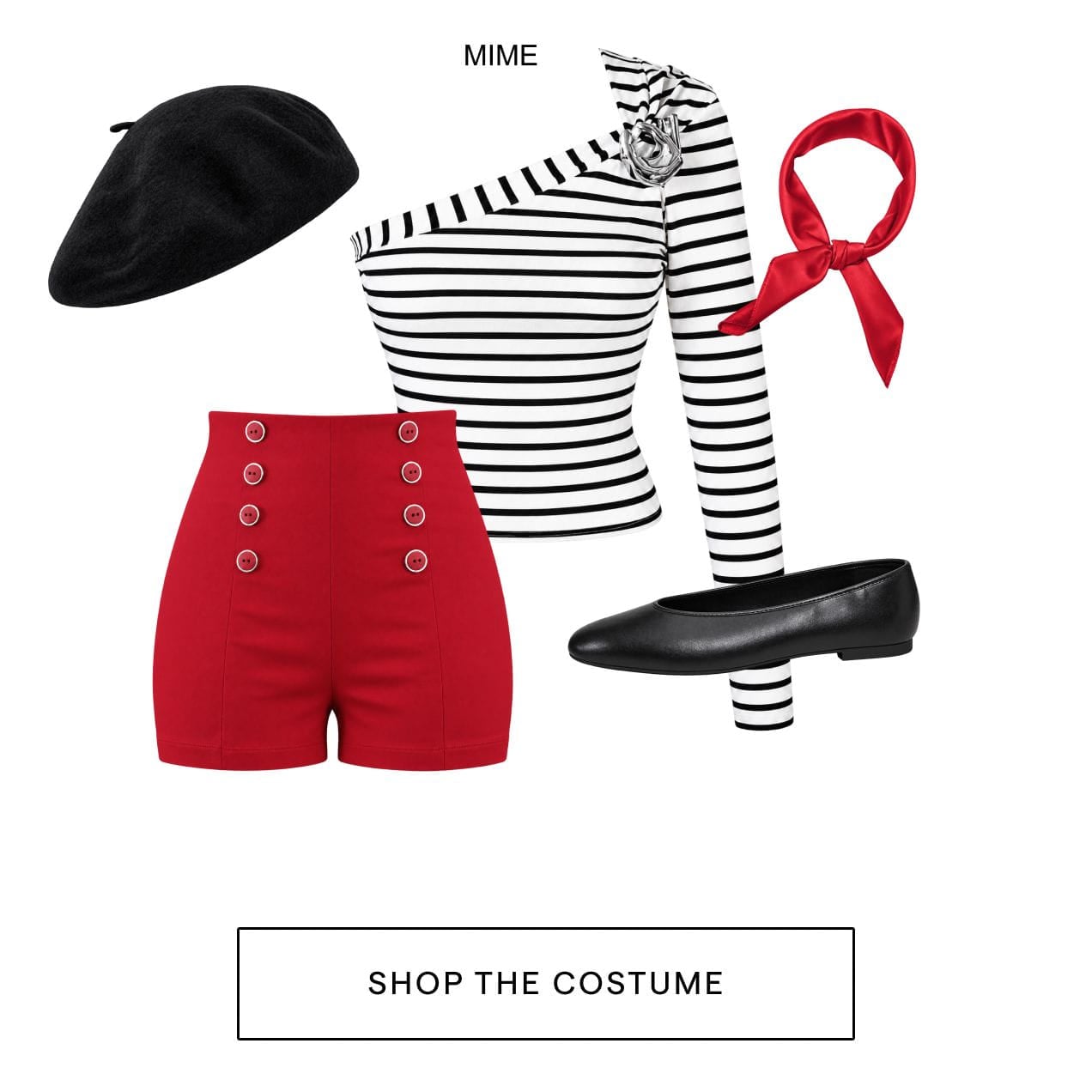 Mime inspired clothing