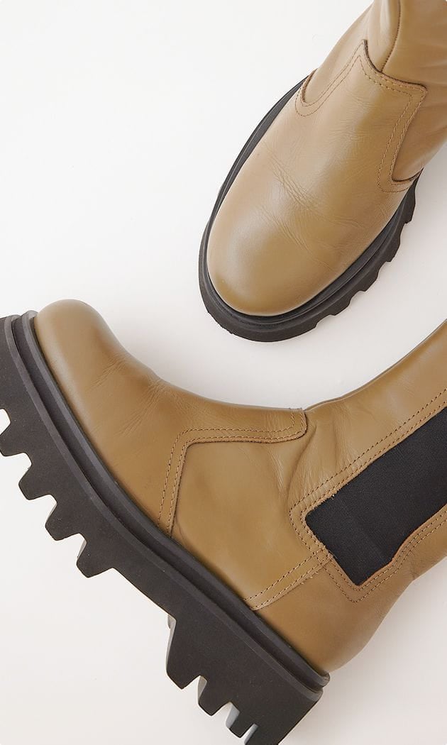 leather boots