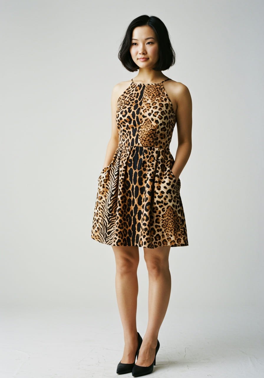 i*2様 Checked Jacquard Volume Sleeve Dres 71NvqHQe1gL._AC_SY350_QL65_.jpg