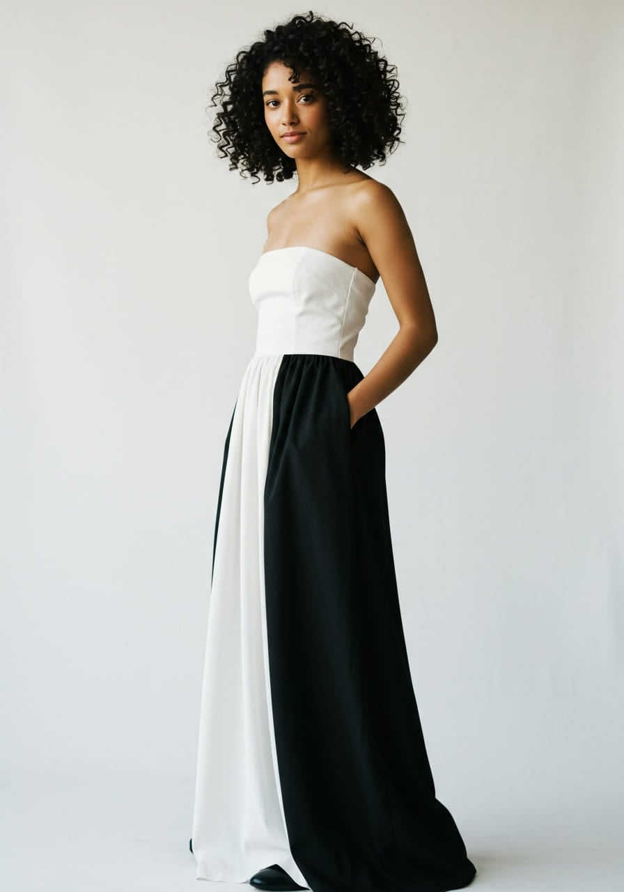 Used Black And White Dresses On Sale Up To 90% Off