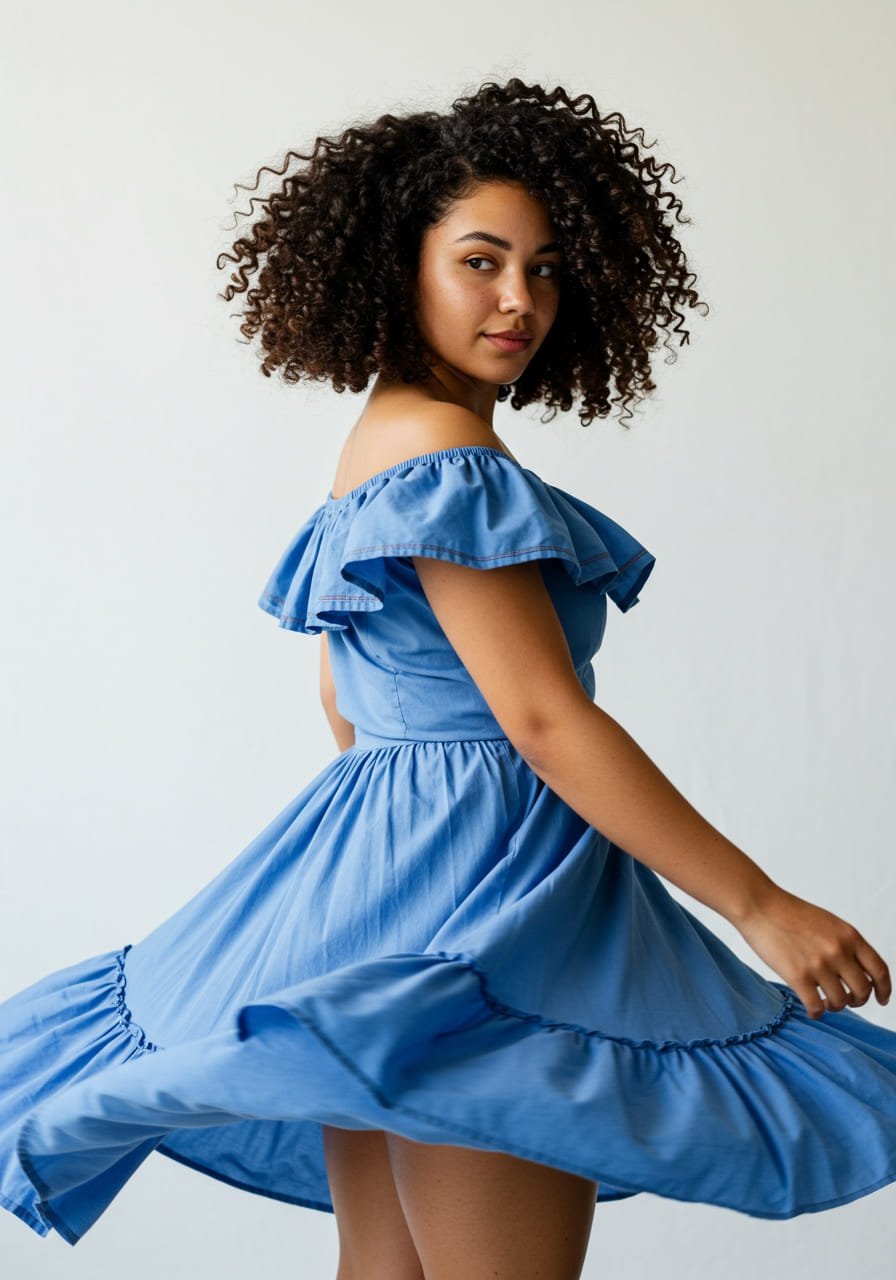 [nuuanu ] / ☆ Delphi Dress / Blue nuuanu ] / ☆ Delphi Dress / Blue