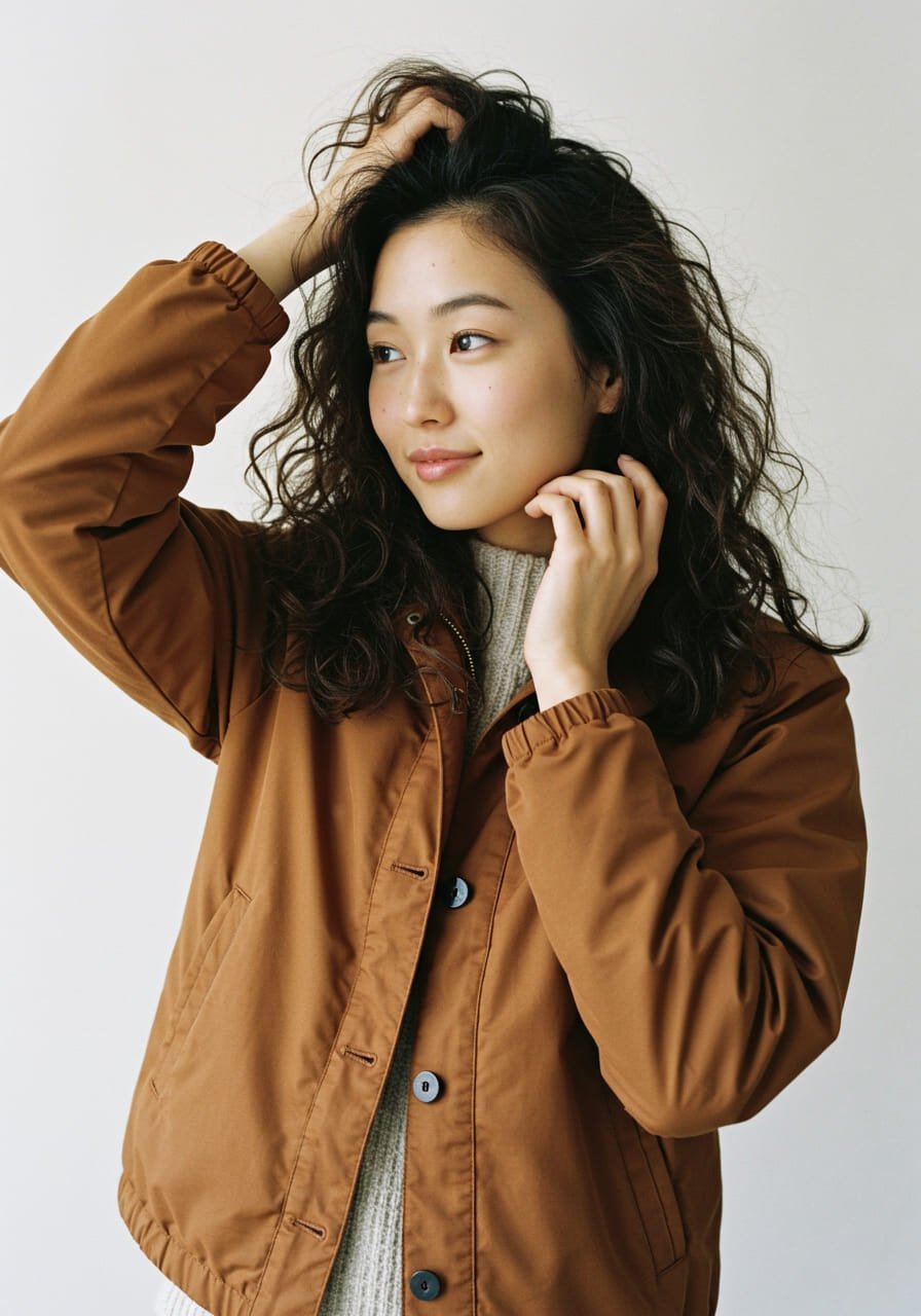 ジャケット・アウター FUJI TWEED CLASSIC COAT BROWN size 6 Junya Watanabe Vintage Y2K Women's Button Front Tweed Jacket
