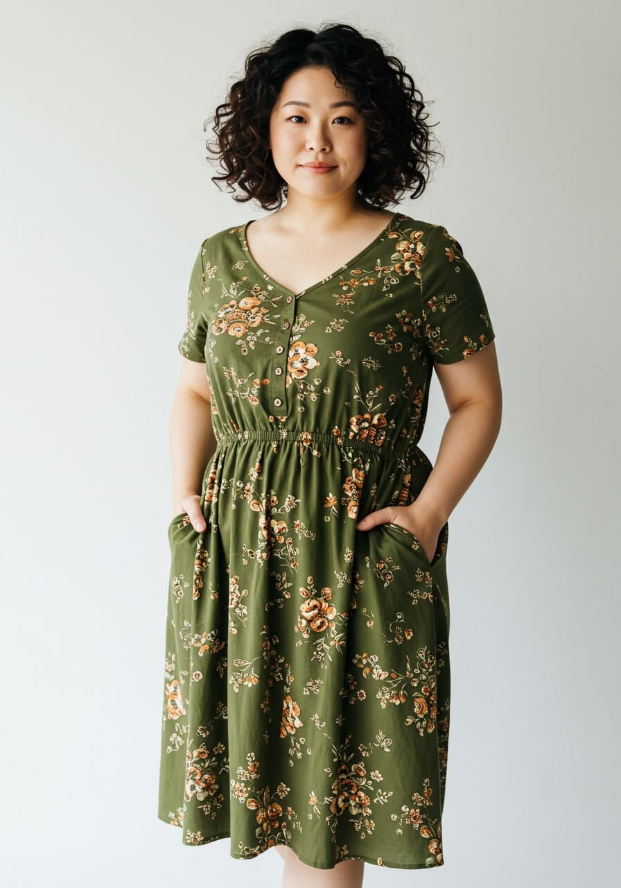 emerald green christmas dress women BABARONI Strapless Long Chiffon Bridesmaid Dresses-Olive Green Plus Size, Olive Green / US18 main image 1