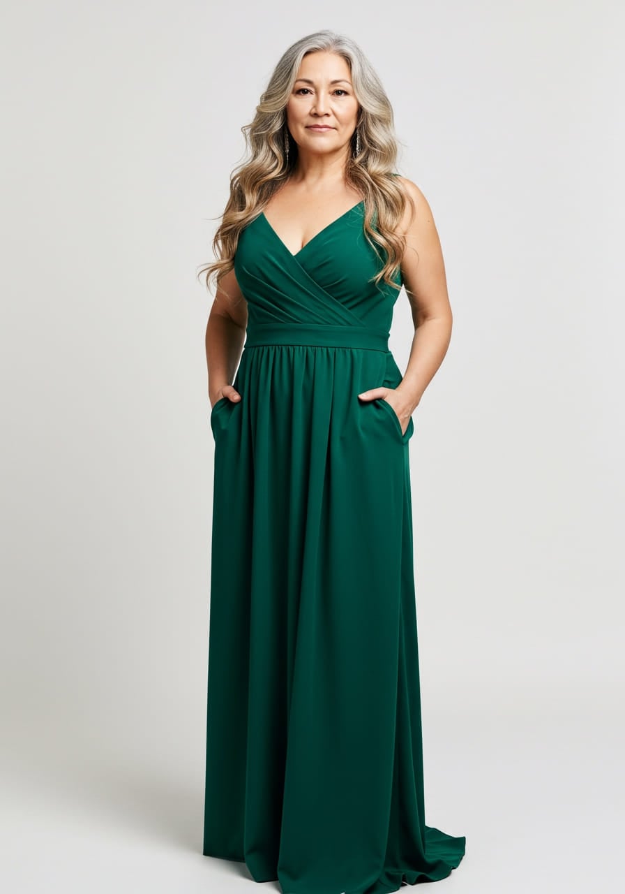 sachin and babi light blue dress Emerald Green Bridesmaid Dresses: 15 Outfits + Faqs