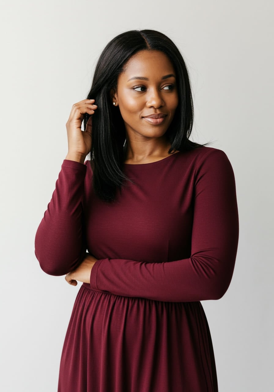 burgundy velvet dress short MUGLER