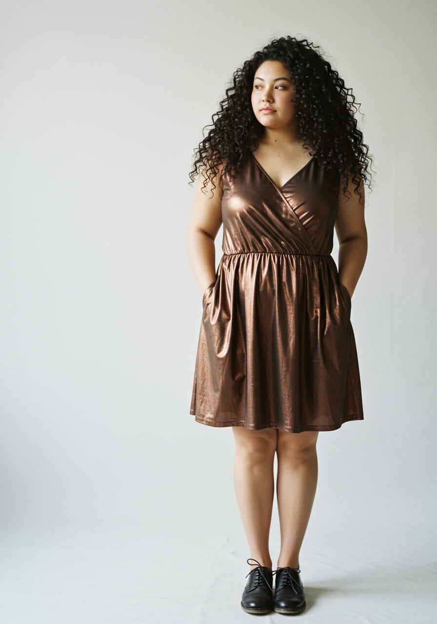 Used Metallic Gold Plus Size Dresses On Sale Up To 90% Off | ThredUp