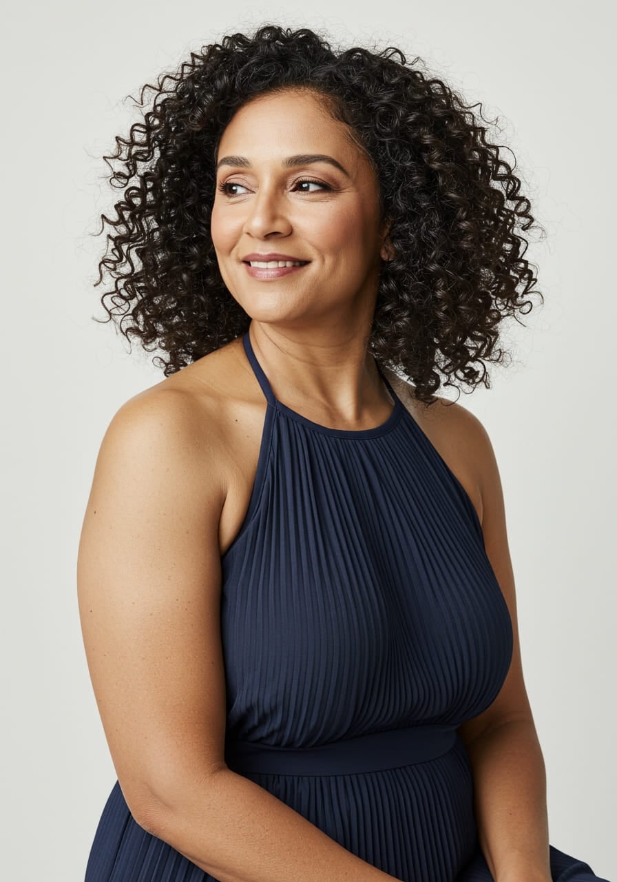open lace back dress BCBGMAXAZRIA Shaina Sleeveless Pleated Midi Dress – Runway Catalog main image 1