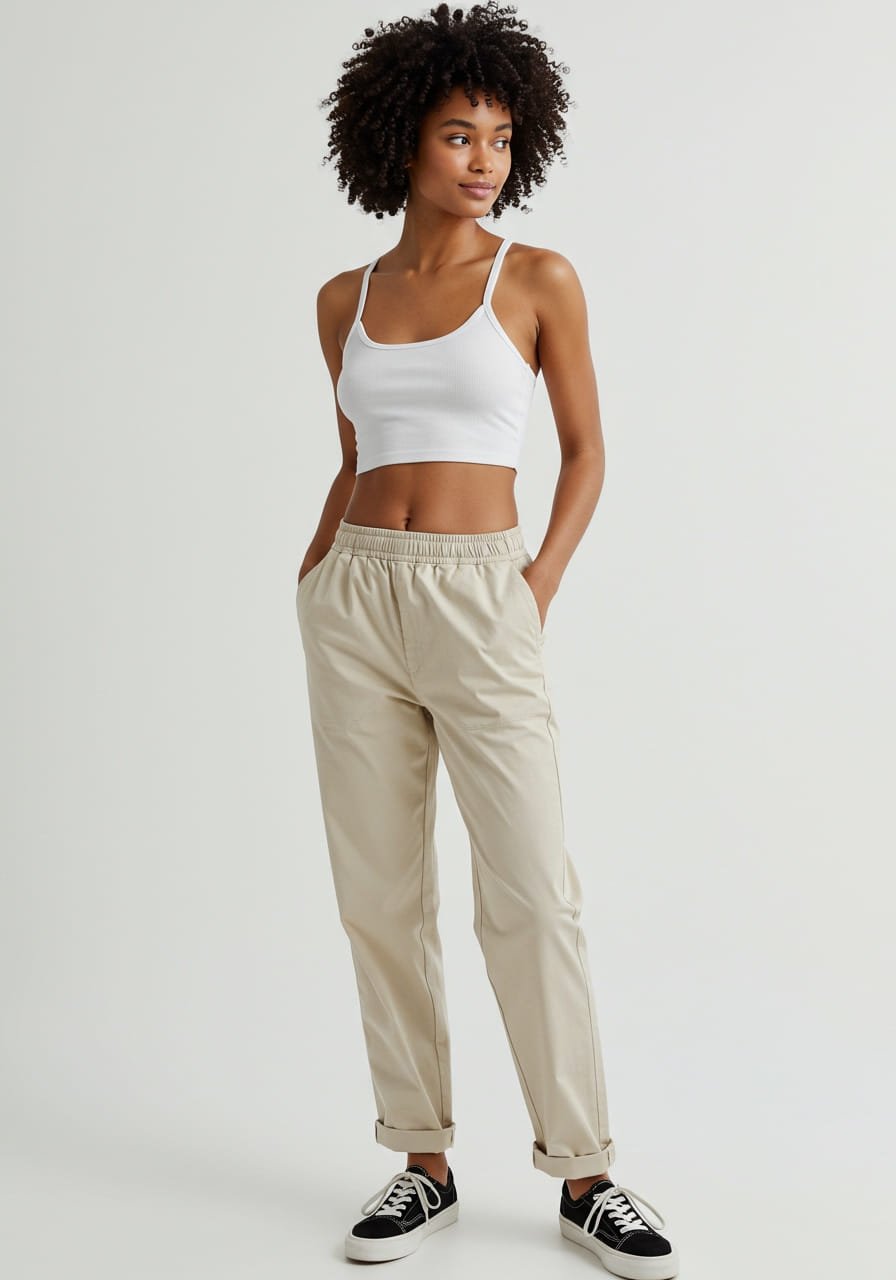 【YOURNUS】Baki String Cropped Pants YOURNUS】Baki String Cropped Pants YOURNUS】Baki String