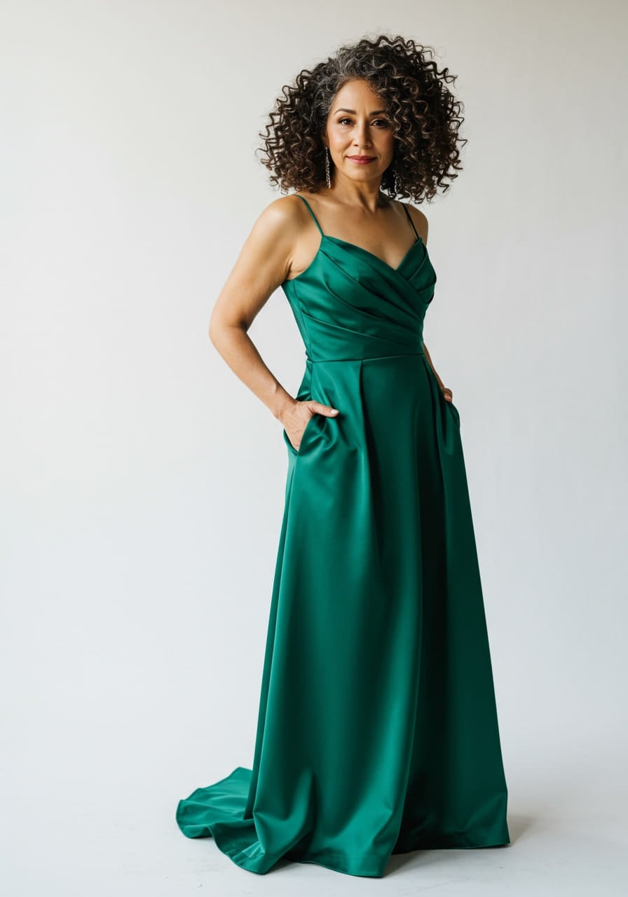 sachin and babi light blue dress Audra Slinky Jersey Cut Out Maxi Dress in Emerald Green