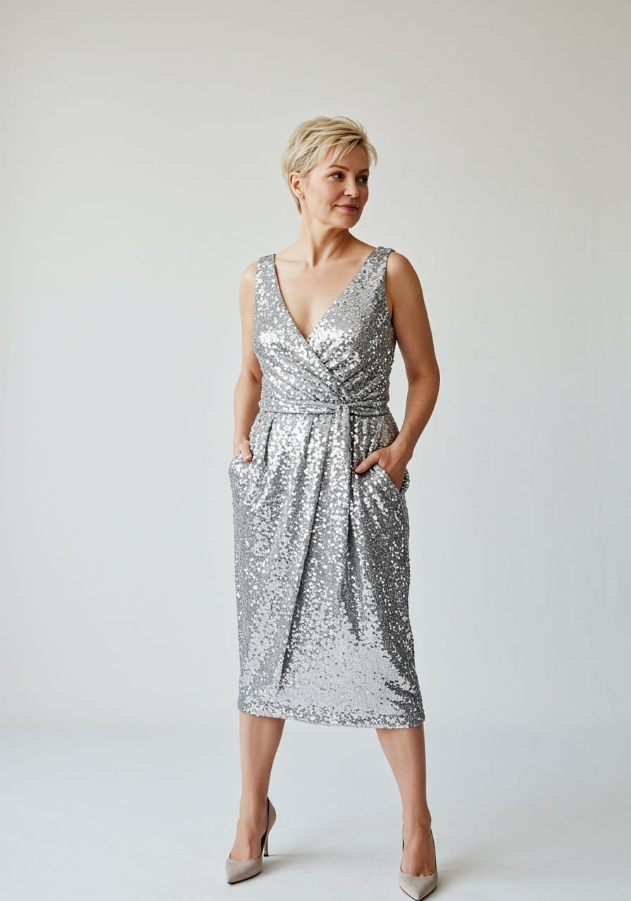 Used Blue Sequin Dresses On Sale Up To 90% Off | ThredUp