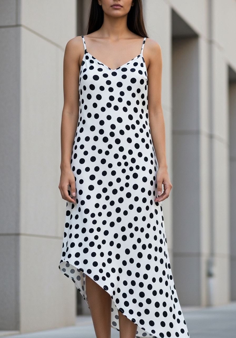 Dot Slip Dress